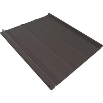 plechová krytina BELPROFILE Krytina Click Stripes SandShape tmavá hnědá