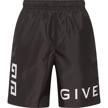 Pánské plavky GIVENCHY Logo Black plavky S Černá