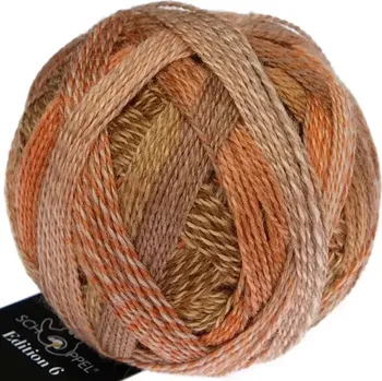 Příze Schoppel Wolle Edition 6 2710 Nussknacker (Příze Edition 6 Domino 2710 Nussknacker)