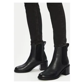 Dámské kozačky Polokozačky Clarks Chamberly Top 26179551 Černá 39