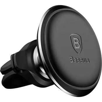 Baseus car holder magnetic with cable clip black new2 air vent