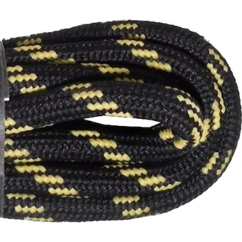 Tkaničky do bot VTR Trekkingové tkaničky 6017 kulaté černožluté Délka: 140