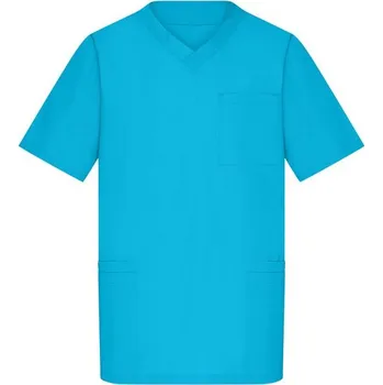 Pánská košile James & Nicholson (Daiber) Pánská zdravotnická halena JN3102 - Tyrkysová | 3XL