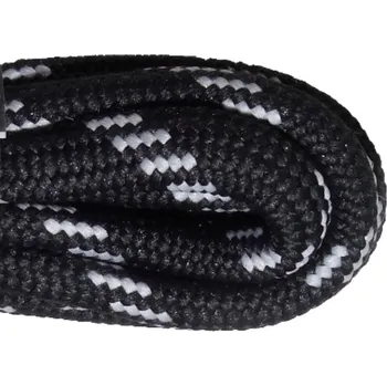 Tkaničky do bot VTR Trekkingové tkaničky 6017 kulaté černošedé Délka: 180