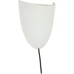 Bílé kovové nástěnné světlo Kave Home Nibla