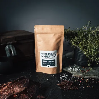 Sušené maso BEAST MEAT Beef Jerky Original (české originální sušené hovězí maso) Množství: 50g