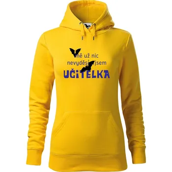 Pánská mikina Dámská mikina Jsem učitelka Velikost (žena): 2XL, Vyberte barvu: Žlutá