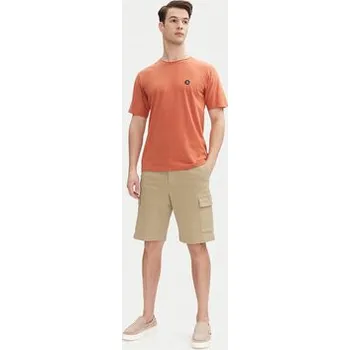 Pánská móda INDICODE T-Shirt Carlsin 41-121 Oranžová Regular Fit XXL