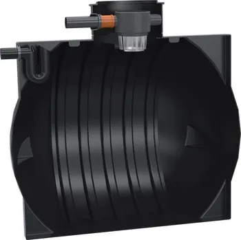 Plastová nádrž Ozeanis 6000 litrů s filtrem a přepadovým sifonem Plastová nádrž vhodná na dešťovou vodu.