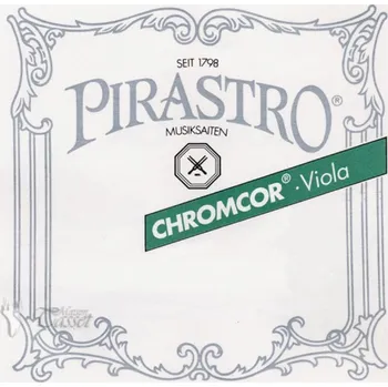Struna pro kytaru a smyčcový nástroj Pirastro D-Steel/Chrome Steel Mittel Envelope Chromcor viola