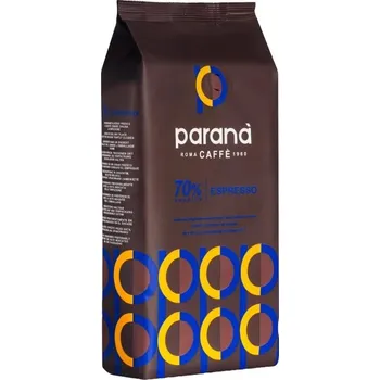 Káva Paraná Espresso zrnková káva 1 kg je vysoce kvalitní espresso směs, která vám nabídne intenzivní a bohatý chuťový zážitek. Tato směs je vyrobena ze starostlivě vybraných kávových zrn, která jsou optimálně pražena pro dosažení ideální rovnováhy mezi silou,