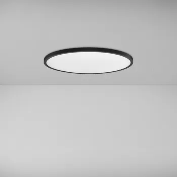 ZAHO Stropní LED svítidlo BROOKLYN 900, 62W, ø 900 mm Barva: Šedá, Teplota světla: 3000K - teplá bílá, Stmívání, řízení: ON/OFF