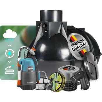 Plastová nádrž GeraTec 3300 litrů Ozeanis - sestava profi Sestava je vhodná na sběr dešťové vody a její další využití.