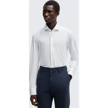 Pánská košile Pánská košile BOSS Black P-HANKspreadC1222 50533393 bílá Velikost: 43