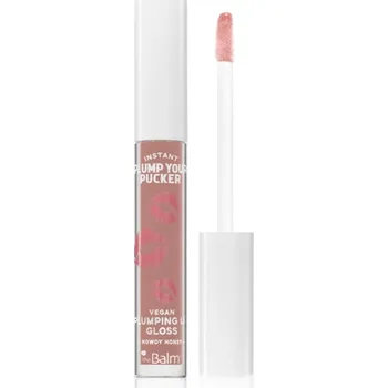 Lesk na rty theBalm Plump Your Pucker Lip Gloss lesk na rty pro větší objem odstín Howdy Honey 2.7 ml