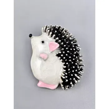 Brož Ježek barevný - romantická brož