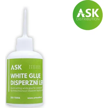 Průmyslové lepidlo ASK White GLue (100g) Quick setting white glue for modellers