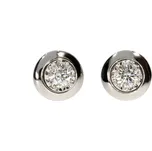 Zlatnictví Helios Diamantové náušnice z bílého zlata