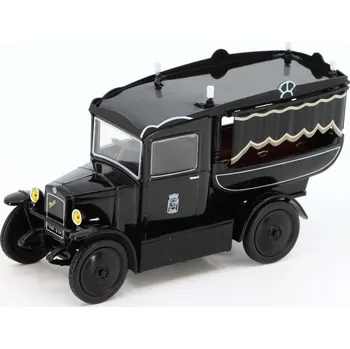 autíčko Berliet Vtb Mortuaire Electrique 1924 1:43 - Hachette časopis s modelem Berliet Vtb Mortuaire Electrique - kovový model auta