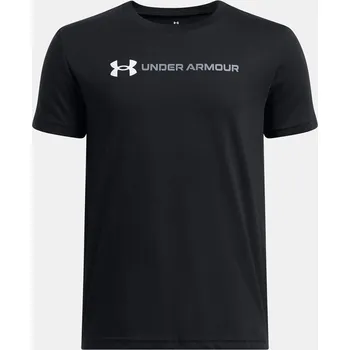 Chlapecké tričko Chlapecké tričko Under Armour UA B LOGO WORDMARK SS 1389963-001 Černá YXL
