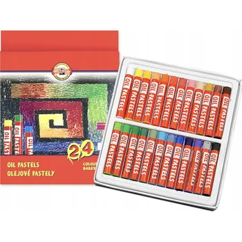 Kresba OLEJOVÉ PASTELKY 24 INTENZIVNÍCH barev KOH-I-NOOR Gioconda Pastelky OLEJOVÉ