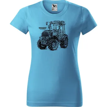 Tričko - Fendt 200 Vario Barva: Tyrkysová (44), Velikost: S, Střih: Dámské