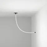 ZAHO Závěsné LED svítidlo BRICKS WALL, 16W, d. 100 cm Barva: Bílá, Teplota světla: 2700K - teplá bílá, Stmívání, řízení: ON/OFF (bez stmívání)