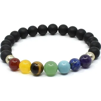Náramek Čakrový náramek z minerálů VI (Čakrový náramek)