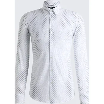 Pánská košile Pánská košile BOSS Black P-HANK-skentC1222 50533422 bílá Velikost: 45
