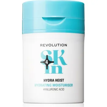 Pleťový krém Revolution Skincare Happy Hydrate Hyaluronic Acid Moisturiser hydratační krém na obličej s kyselinou hyaluronovou 50 ml