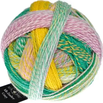 Příze Schoppel Wolle Alb Zauber Crazy 2400 Liminosa (Vlněná příze Alb Zauber Crazy 2400 Liminosa)