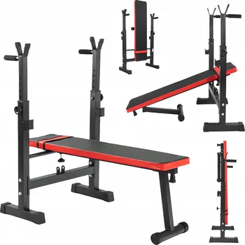 SKLÁDACÍ TRÉNINKOVÁ LAVICE NA CVIČENÍ, POLOHOVATELNÁ LAVIČKA, STOJANY pod ČINKU