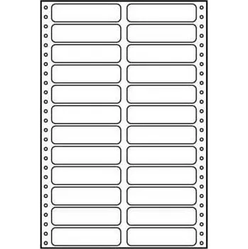 Samolepící etiketa Logo štítky pro tiskárny štítků 89 mm x 23,4 mm, A4, dvouřadé