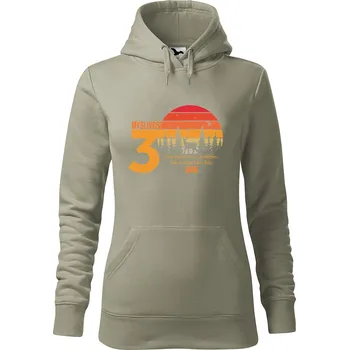 Pánská mikina Dámská mikina 30 let myslivost Velikost (žena): M, Vyberte barvu: Světlá khaki