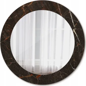 Zrcadlo Nástěnné Koupelnové Zrcadlo Hnědý mramor 60 cm