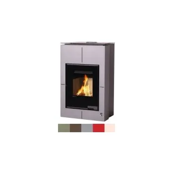 Krbová kamna HS Flamingo Aquaflam Vario Saporo 11kW olivová