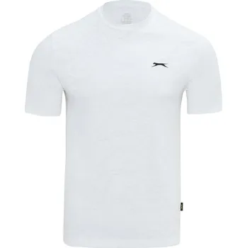 Pánské tričko Slazenger Knit Ten Tee Mens White 2XL