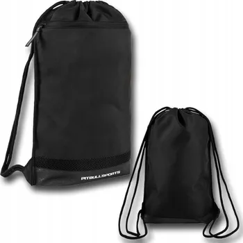 Sportovní taška Pitbull Custom Black Tréninková Školní Batoh Černá