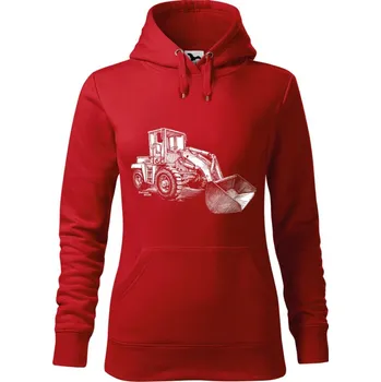 Dámská mikina Mikina - Detvan HON Barva: Červená (07), Velikost: XXL, Střih: Dámské