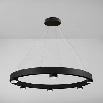 ZAHO Závěsné LED svítidlo BEE, 31W, ø 983 mm, 60° Barva: Bílo-černá, Teplota světla: 2700K - teplá bílá, Stmívání, řízení: ON/OFF