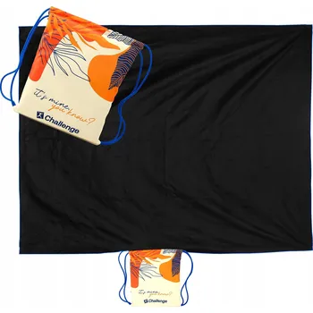 Pikniková deka PIKNIKOVÁ DEKA NA PLÁŽ S TAŠKOU 2V1 PODLOŽKA 145x145cm Challenge You know