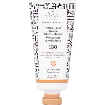 Přípravek na opalování Drunk Elephant Tónovaný pleťový krém na opalování SPF 30 Umbra Tinte (Physical Daily Defense) 60 ml + 2 měsíce na vrácení zboží