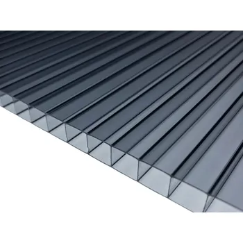 Průsvitná krytina POLYKARBONÁTOVÁ DESKA EXOLON KOMOROVÁ 10 mm ŠEDÁ (Dutinkový polykarbonát EXOLON)