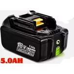 TopTechnology Baterie Makita BL1830 5.0Ah Li-Ion 18V - náhradní akumulátor pro pracovní nářadí