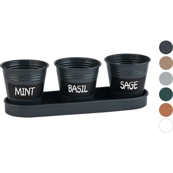 Květináč PARKSIDE® Sada květináčů na bylinky, 4dílná