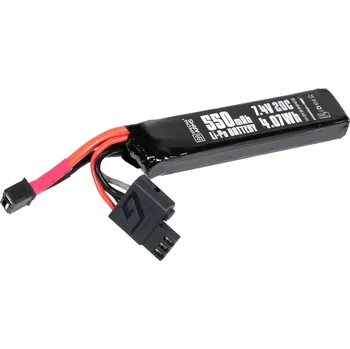 Baterie pro airsoftovou zbraň Li-Pol akumulátor Specna Arms x Gens Ace 7,4V 550mAh 20C - Micro Dean-T, G-Tech