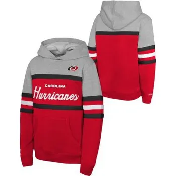Chlapecká mikina Outerstuff Dětská mikina Carolina Hurricanes NHL Head Coach Hoody Velikost: Dětské XL (13 - 15 let)