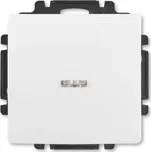 Vypínač kolébkový s krytem, řazení 6So ABB Swing 3557G-A06341 B1 jasně bílá