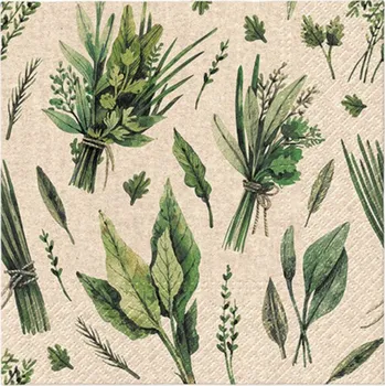 Papírový ubrousek Papírové ubrousky PAW We Care Sbírání bylinek33x33cm/20ks