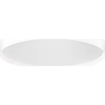 Bílé kovové stropní LED světlo Nova Luce Roi 40 cm